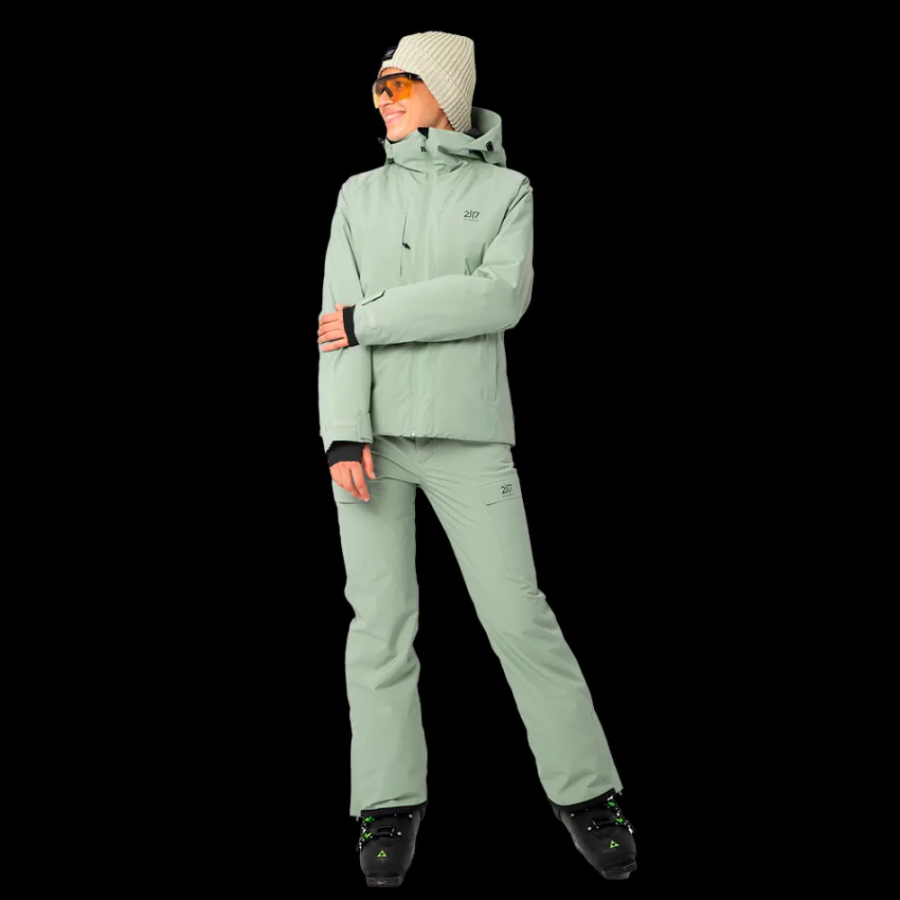 Fashion 2117 of Sweden W Edum Padded Ski Jacket - Dame Ski- og Vinterjakke Grøn
