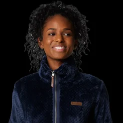 Discount Columbia W Fire Side Sherpa Fleece - Dame Fleecetrøje Blå