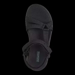Fashion Skechers W Flex Sandal - Dame Sandaler Sort