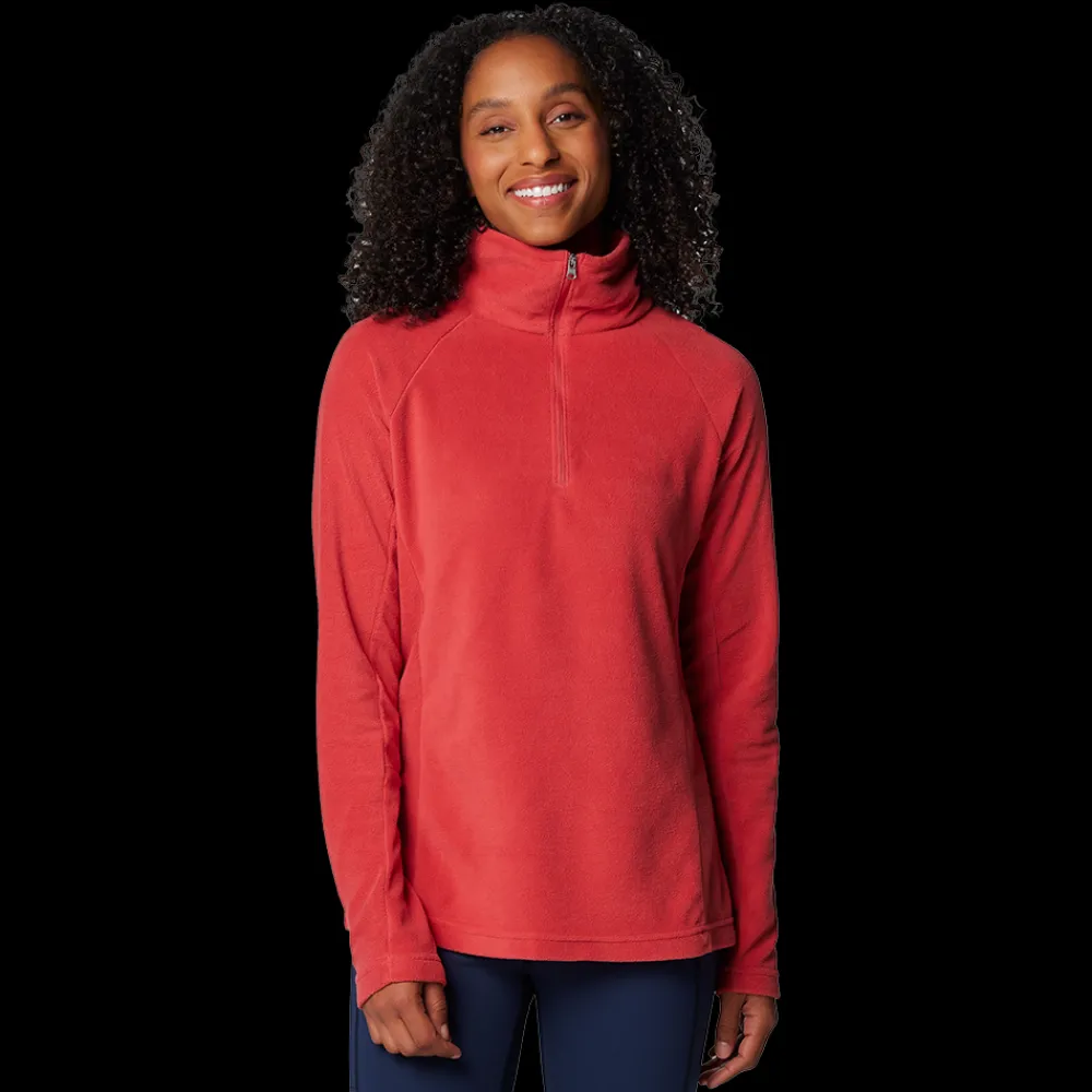 Clearance Columbia W Glacial IV Half Zip Fleece - Dame Fleecetrøje Rød