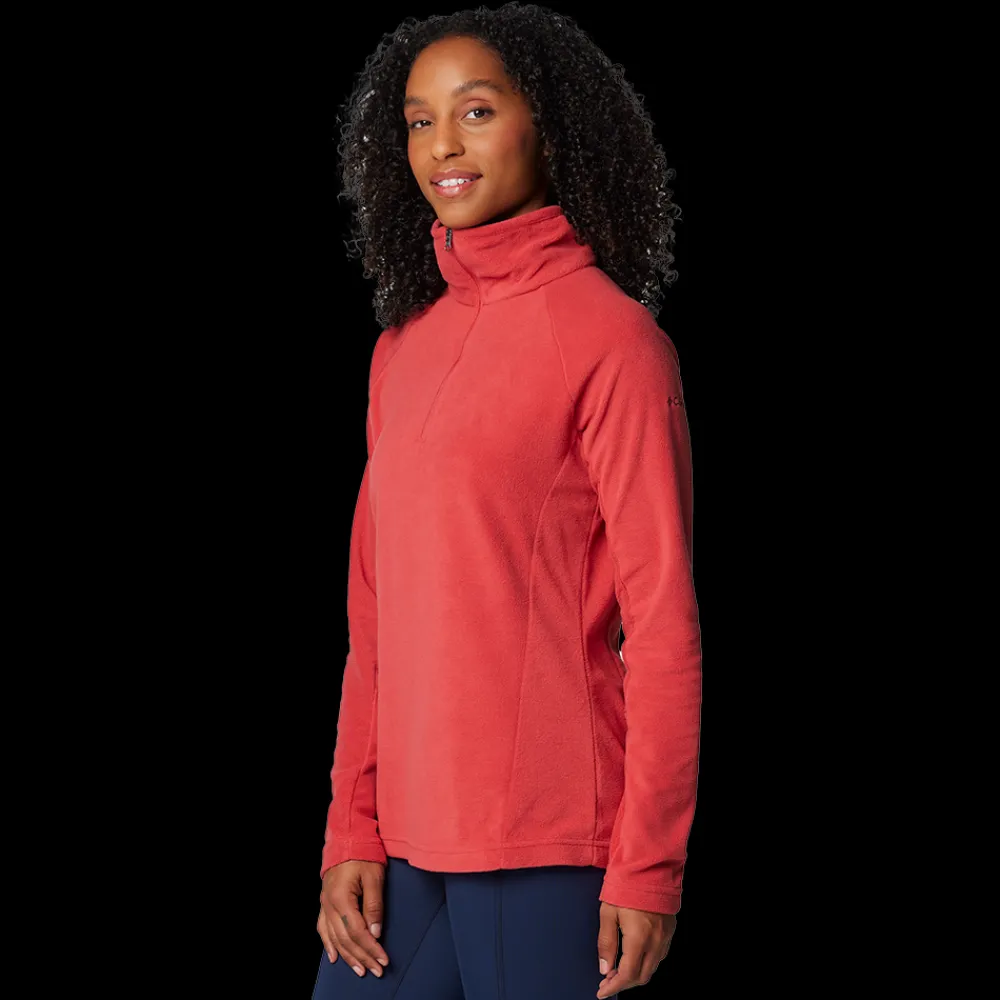 Clearance Columbia W Glacial IV Half Zip Fleece - Dame Fleecetrøje Rød