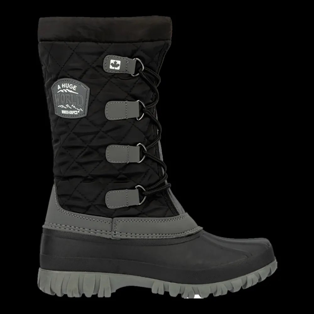 New NY FORM W Grip Snowboots - Dame Vinterstøvler Sort