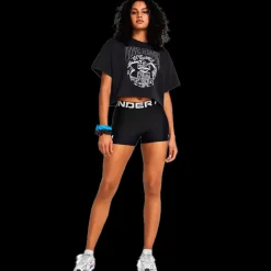 Clearance Under Armour W HG Short Tight - Dame Træningsshorts Sort