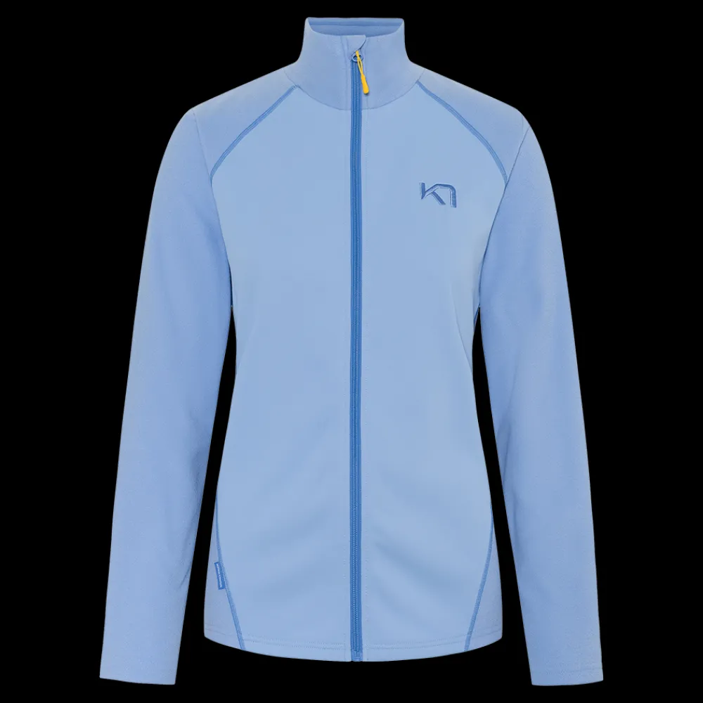 Hot Kari Traa W Kari FZ Fleece - Dame Fleecetrøje Blå