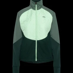 Clearance Kari Traa W Louise Hybrid Jacket - Dame Løbejakke Grøn