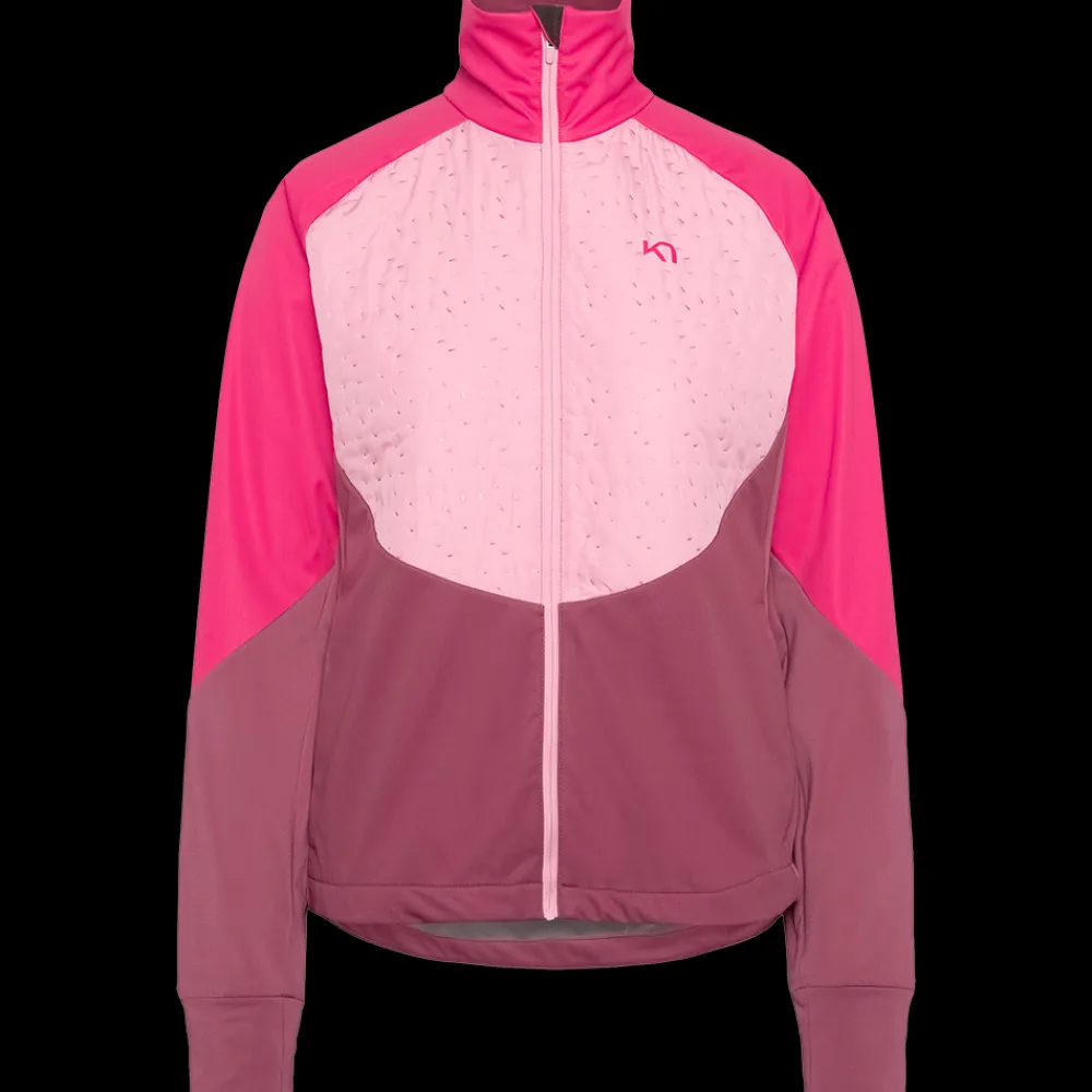 New Kari Traa W Louise Hybrid Jacket - Dame Løbejakke Lilla