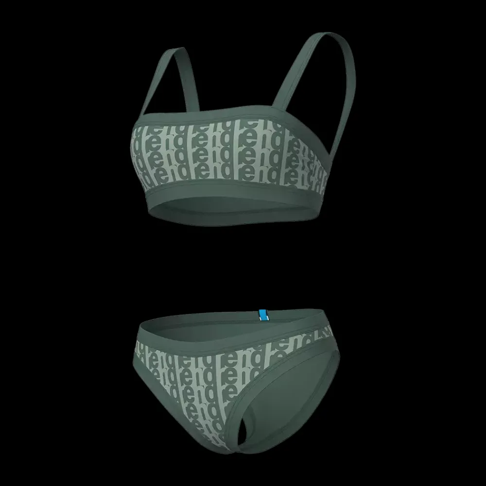 Discount Arena W Mono Bandeu Bikini - Dame Bikini Grøn