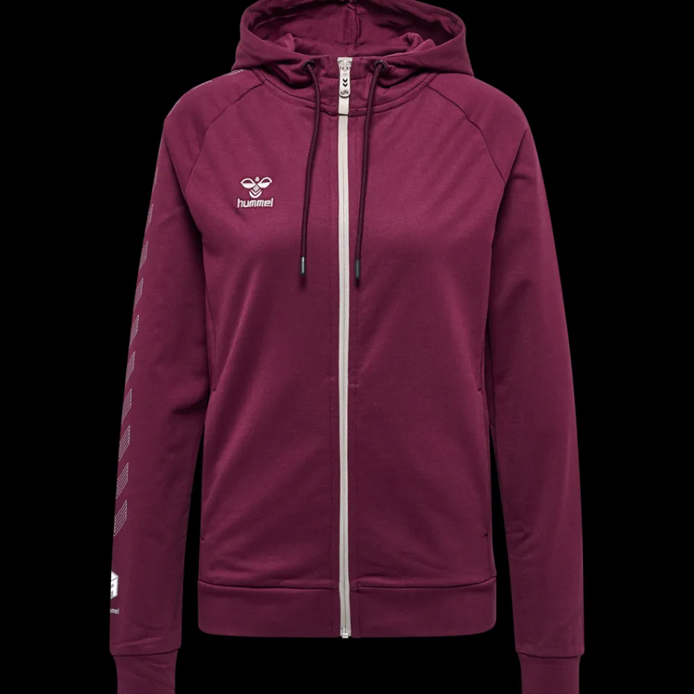 Hot Hummel W Move Cotton Hood - Dame Sweatshirt Lilla