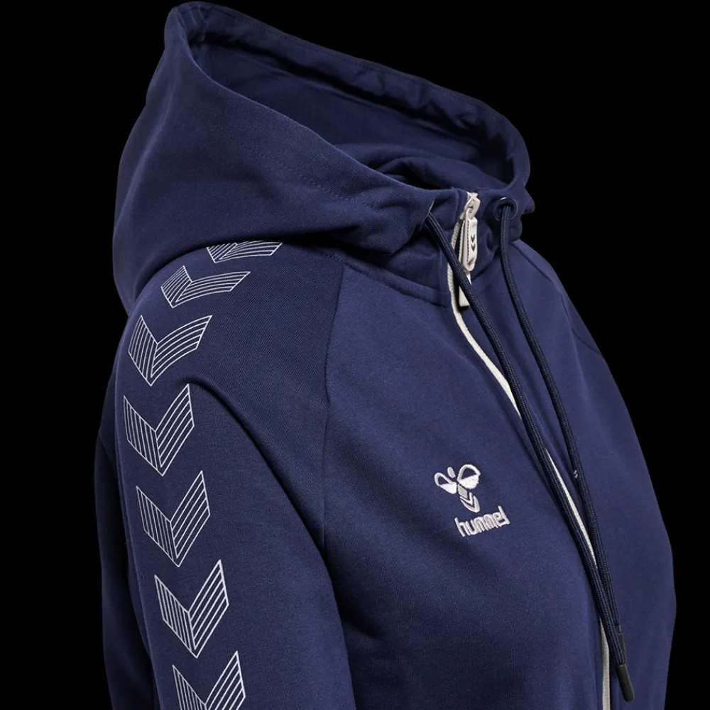 Clearance Hummel W Move Cotton Hood - Dame Sweatshirt Blå