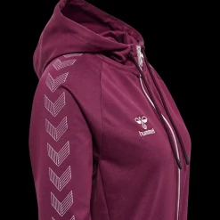 Hot Hummel W Move Cotton Hood - Dame Sweatshirt Lilla