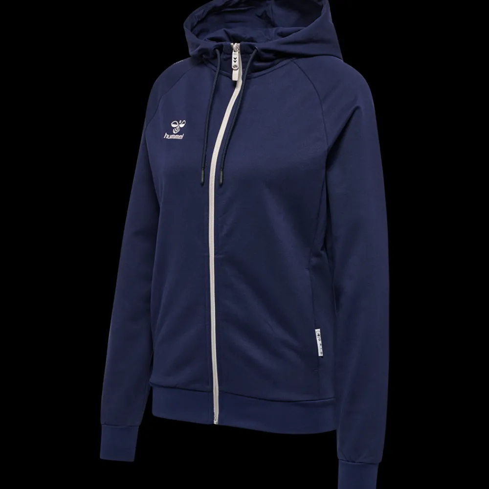 Clearance Hummel W Move Cotton Hood - Dame Sweatshirt Blå