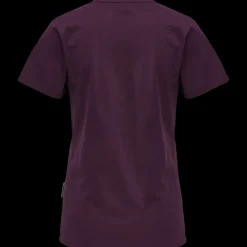 Online Hummel W Move Cotton T-Shirt - Dame T-Shirt Lilla