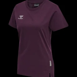 Online Hummel W Move Cotton T-Shirt - Dame T-Shirt Lilla