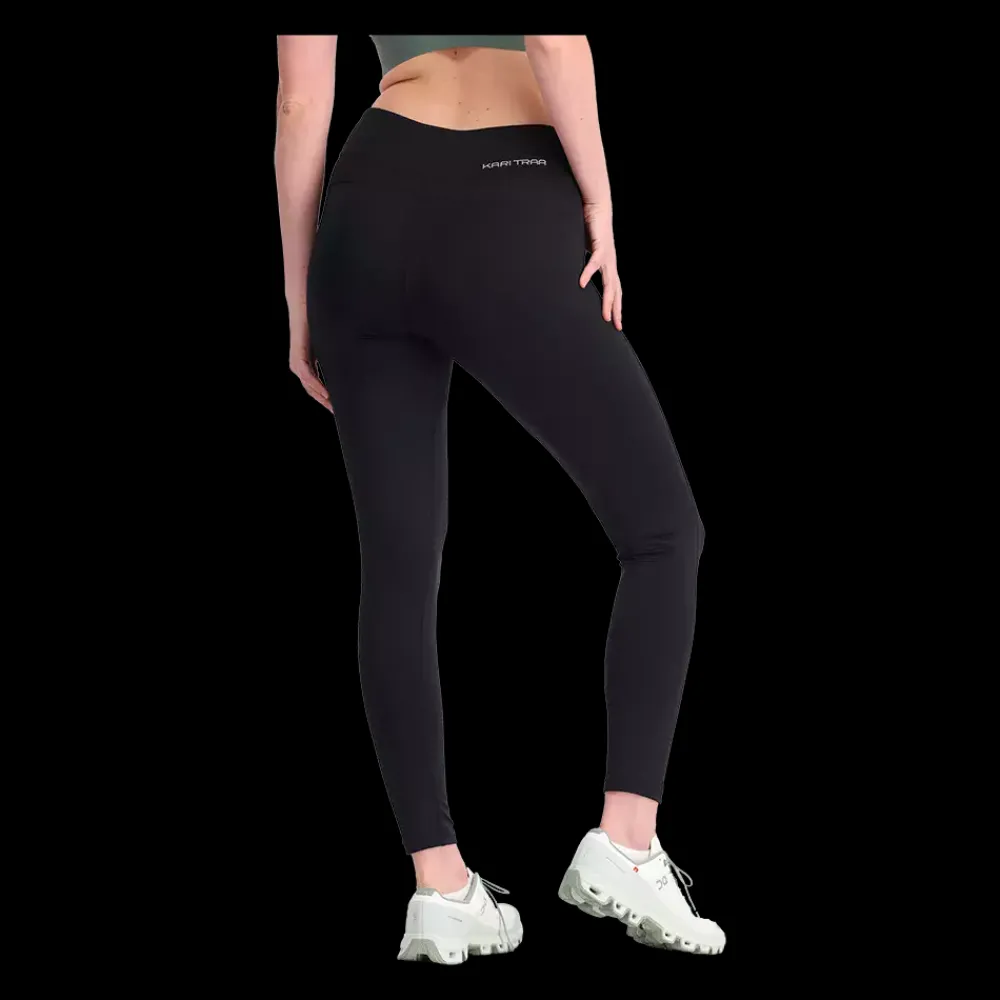 Best Kari Traa W Nora 2.0 Tights - Dame Løbe Tights Sort