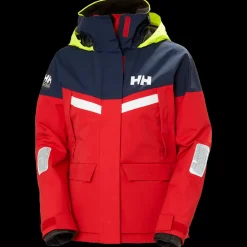Best Helly Hansen W Pier 4.0 Sail Jacket - Dame Sejlerjakke Rød