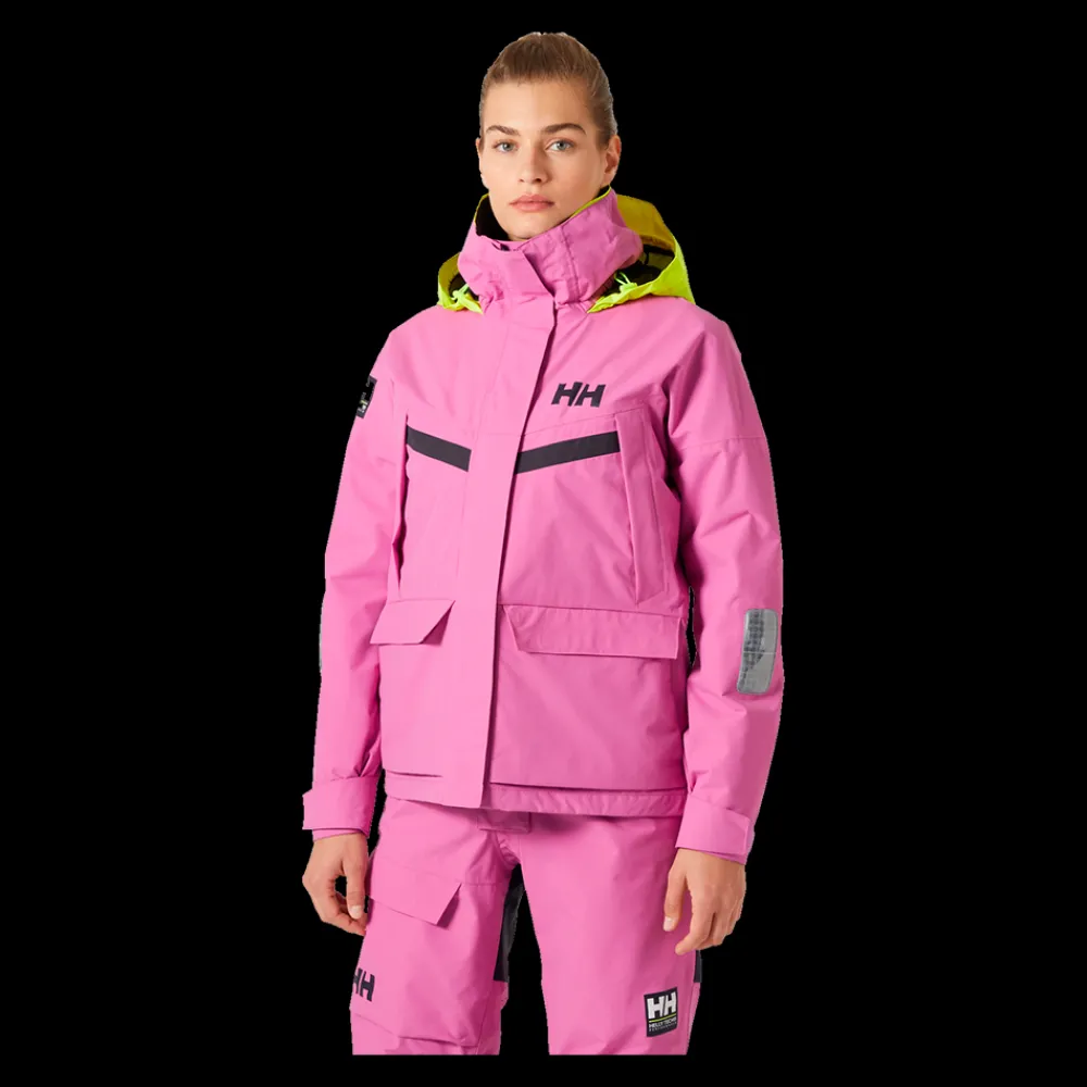 Online Helly Hansen W Pier 4.0 Sail Jacket - Dame Sejlerjakke Pink