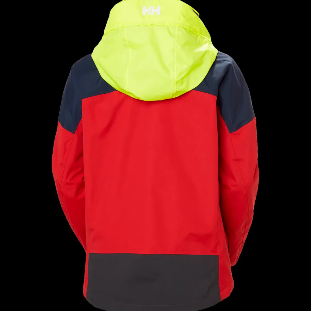 Best Helly Hansen W Pier 4.0 Sail Jacket - Dame Sejlerjakke Rød