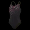 Online Speedo W Place Muscleback Suit - Dame Badedragt Sort