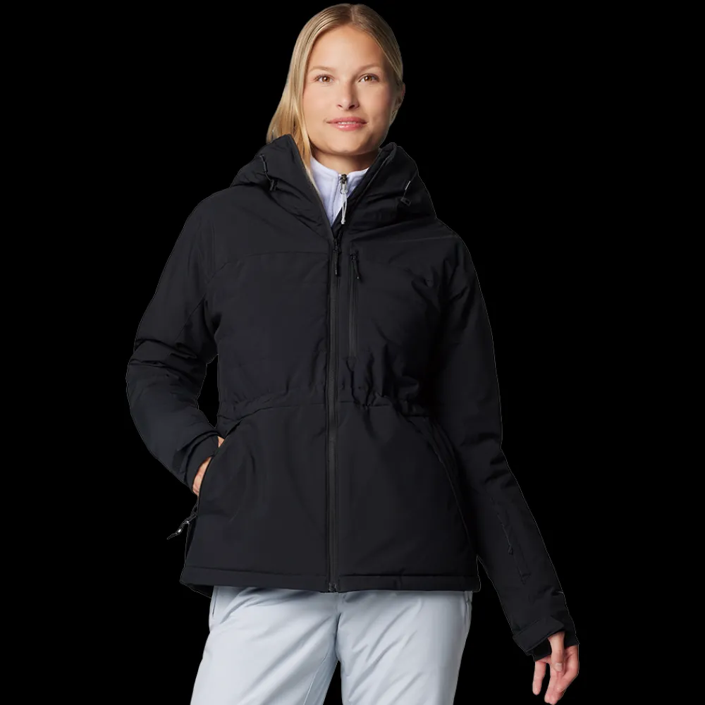 Outlet Columbia W Powdered Peak Ski Jacket - Dame Ski- og Vinterjakke Sort