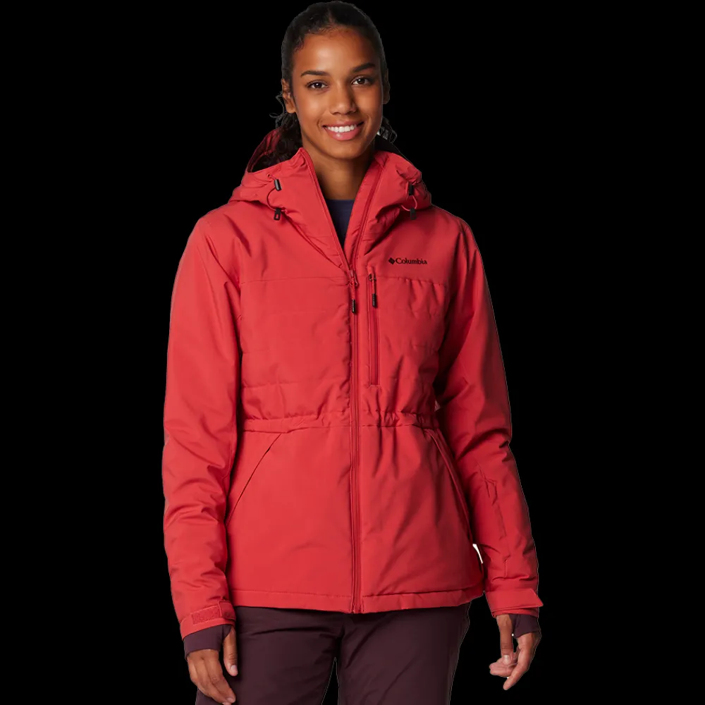 Clearance Columbia W Powdered Peak Ski Jacket - Dame Ski- og Vinterjakke Rød