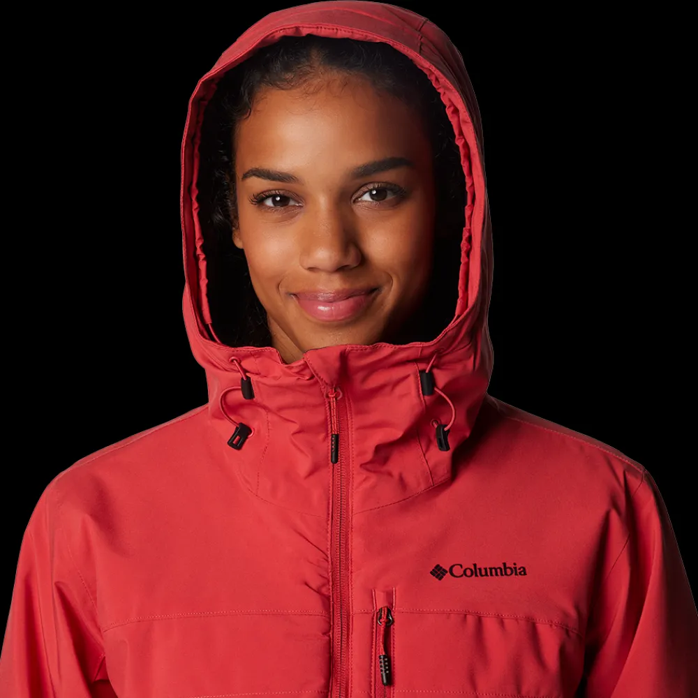 Clearance Columbia W Powdered Peak Ski Jacket - Dame Ski- og Vinterjakke Rød