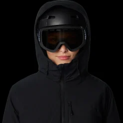 Outlet Columbia W Powdered Peak Ski Jacket - Dame Ski- og Vinterjakke Sort