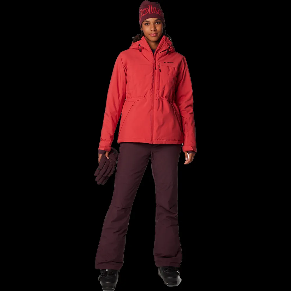 Clearance Columbia W Powdered Peak Ski Jacket - Dame Ski- og Vinterjakke Rød