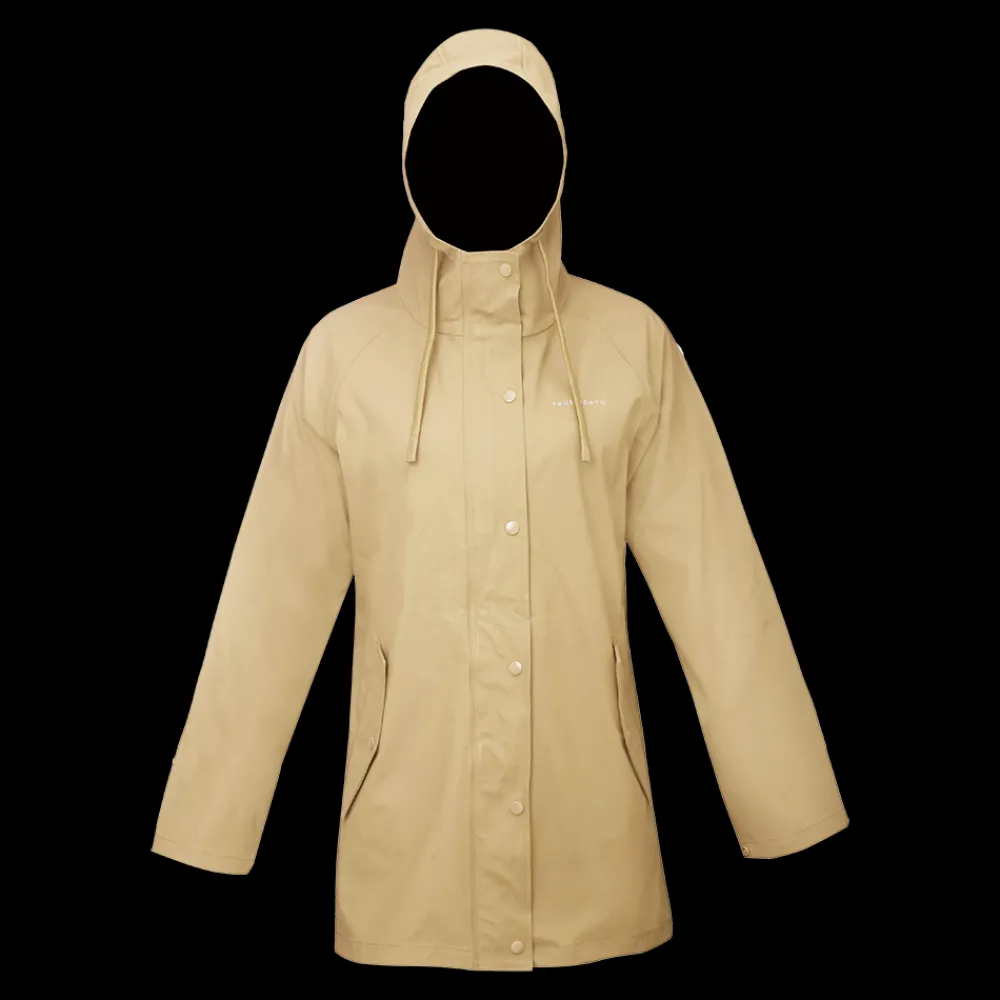 Sale True North W PU Rain Coat - Dame Regnjakke Sand