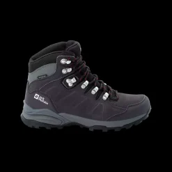 Hot Jack Wolfskin W Refugio Mid Waterproof - Dame Outdoor Sko Sort