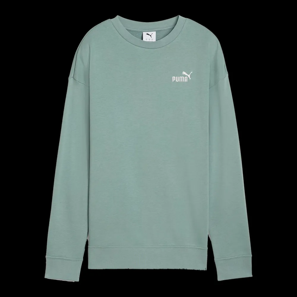 Sale Puma W Relax Crew Sweat - Dame Sweatshirt Grøn