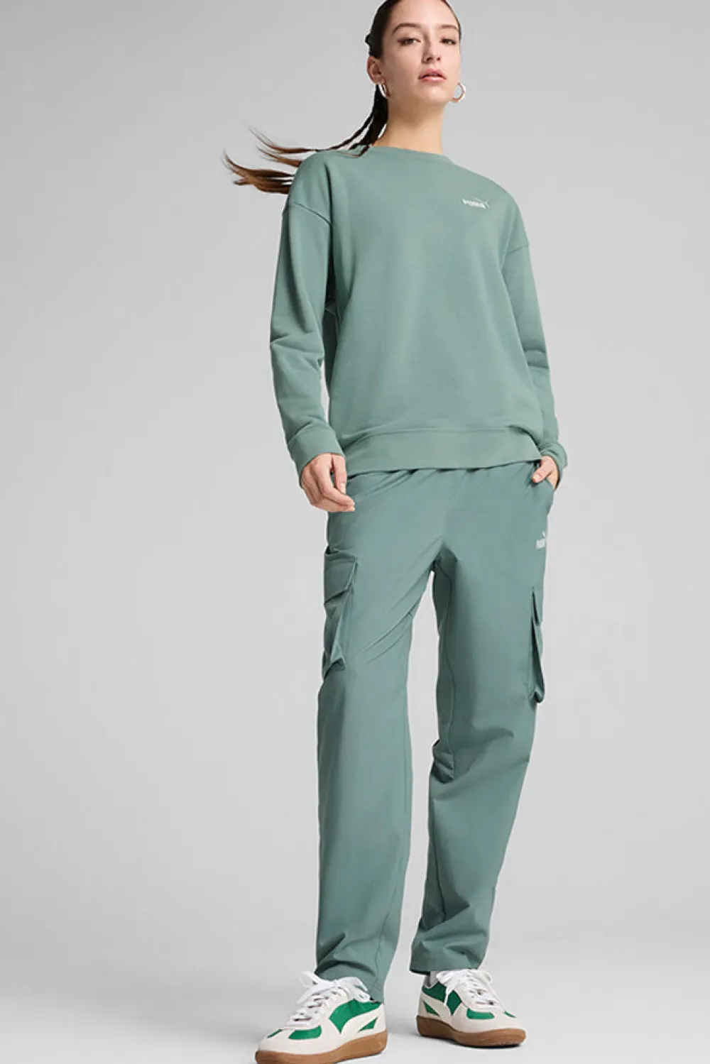 Sale Puma W Relax Crew Sweat - Dame Sweatshirt Grøn