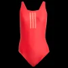 New Adidas W 3S Swimsuit - Dame Badedragt Rød
