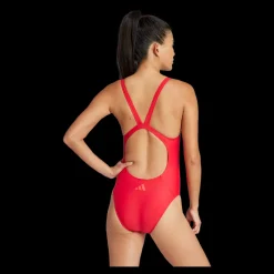 New Adidas W 3S Swimsuit - Dame Badedragt Rød
