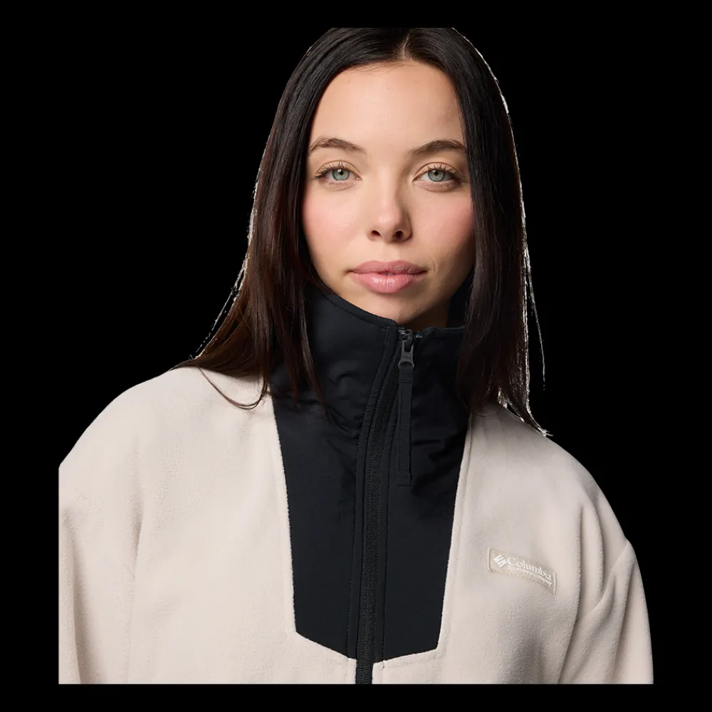 Clearance Columbia W Sequoia Grove HZ Fleece - Dame Fleecetrøje Hvid