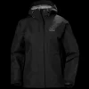 Sale Helly Hansen W Seven J Jacket - Dame Regnjakke Sort