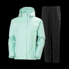 Hot Helly Hansen W Seven J Rain Set- Dame Regnsæt Mint/Sort