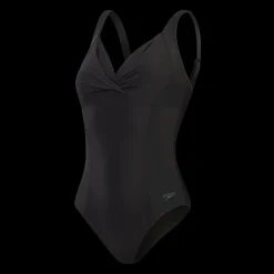 Sale Speedo W Shape Cross Knot Suit - Dame Badedragt Sort