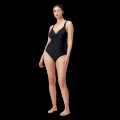Sale Speedo W Shape Cross Knot Suit - Dame Badedragt Sort