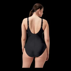 Sale Speedo W Shape Cross Knot Suit - Dame Badedragt Sort
