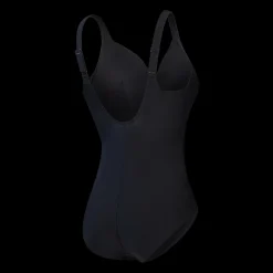 Sale Speedo W Shape Cross Knot Suit - Dame Badedragt Sort