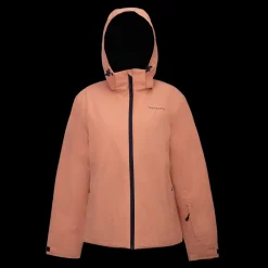Best True North W Ski Jacket - Dame Skijakke Orange