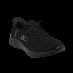 Online Skechers W Slip In Summit - Dame Fritidssko Sort