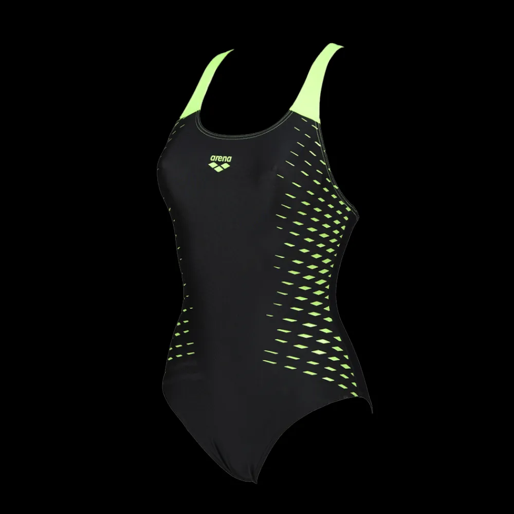Sale Arena W Sparks V-Back Suit - Dame Badedragt Sort