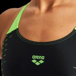 Sale Arena W Sparks V-Back Suit - Dame Badedragt Sort