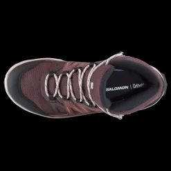 Outlet Salomon W Storen Mid GoreTex - Dame Outdoor Sko Brun