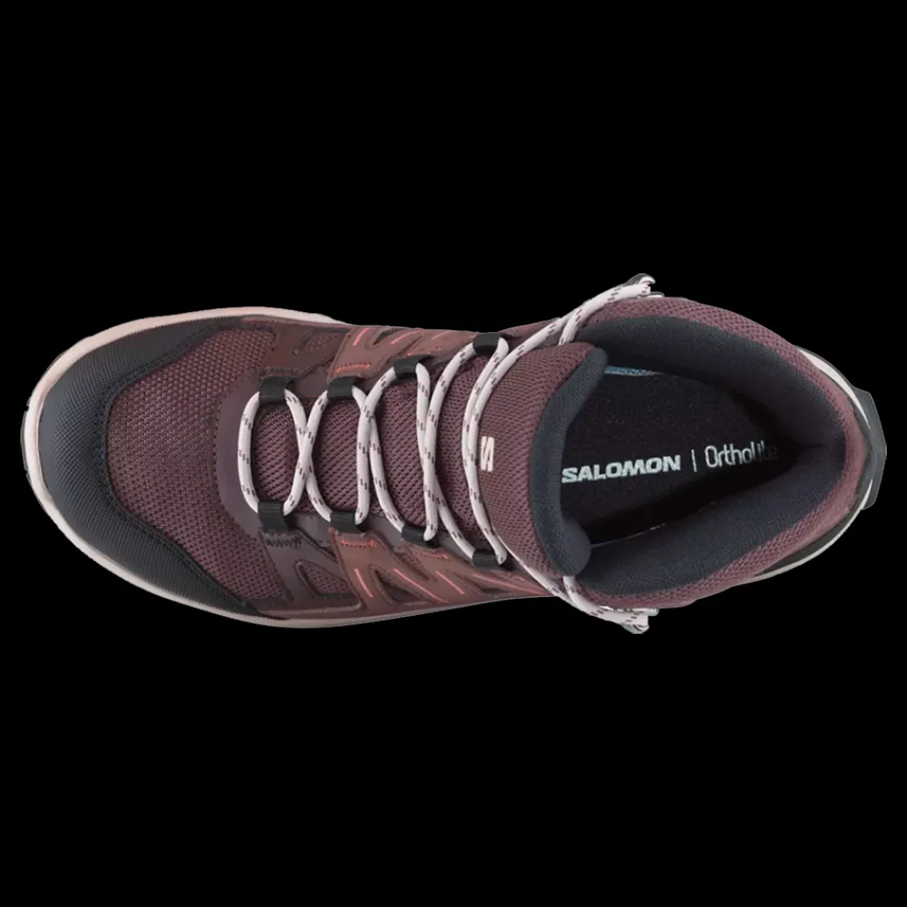Outlet Salomon W Storen Mid GoreTex - Dame Outdoor Sko Brun