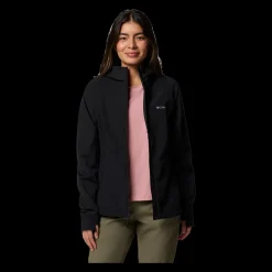 Hot Columbia W Sweet Hood Jacket - Dame Funktionsjakke Sort