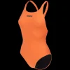 Discount Arena W Team Swimsuit - Dame Badedragt Orange