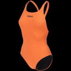 Discount Arena W Team Swimsuit - Dame Badedragt Orange