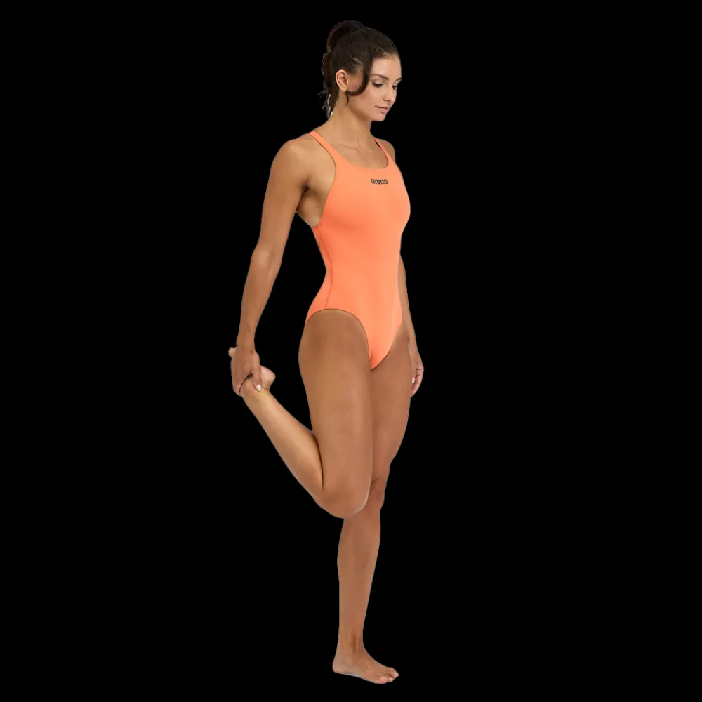 Discount Arena W Team Swimsuit - Dame Badedragt Orange